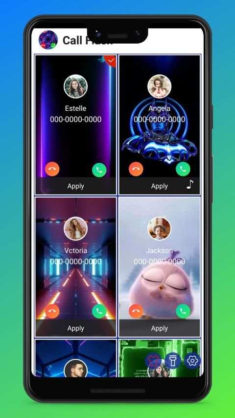 Call Flash - Caller Screen, Color Call Flash Light स्क्रीनशॉट 1