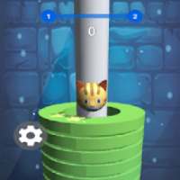 Pet cat ball game