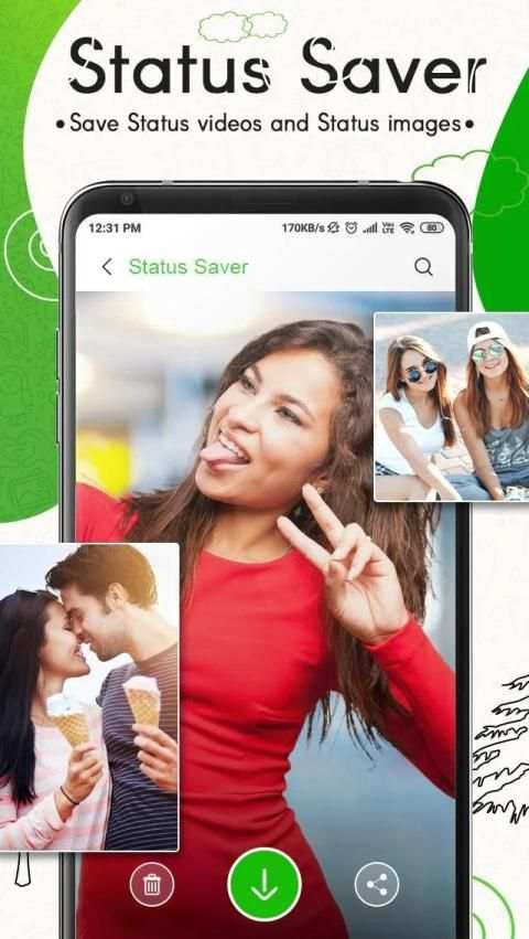 Status Saver - Downloader for Whatsapp स्क्रीनशॉट 3
