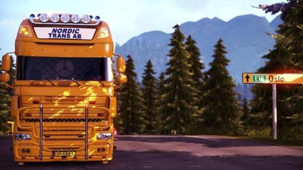 Euro Grand Realistic Truck Simulator स्क्रीनशॉट 1