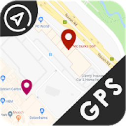 ikon Live Street View Satellite Map &amp; Travel Navigation