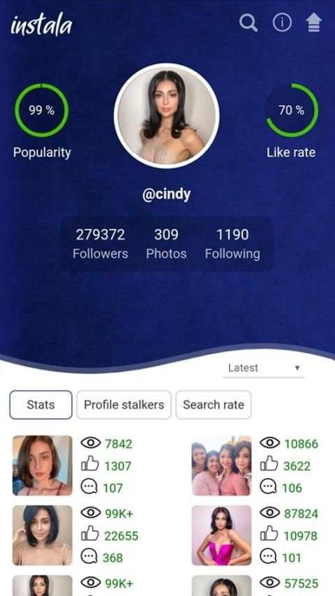Pencari "Stalker" untuk Instagram screenshot 1