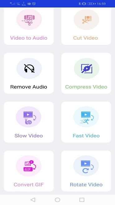 new 2020 video:edit /cut/ compress/and extract app screenshot 3