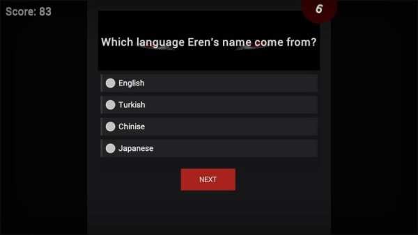 Anime:Quiz स्क्रीनशॉट 1