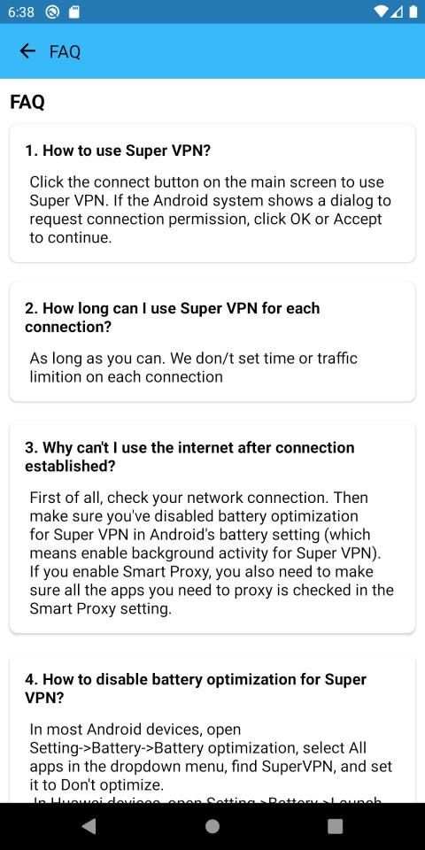 Super VPN - Free VPN Client screenshot 1