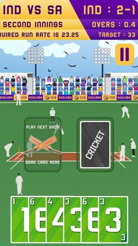 CCG - Cricket Card Game स्क्रीनशॉट 7