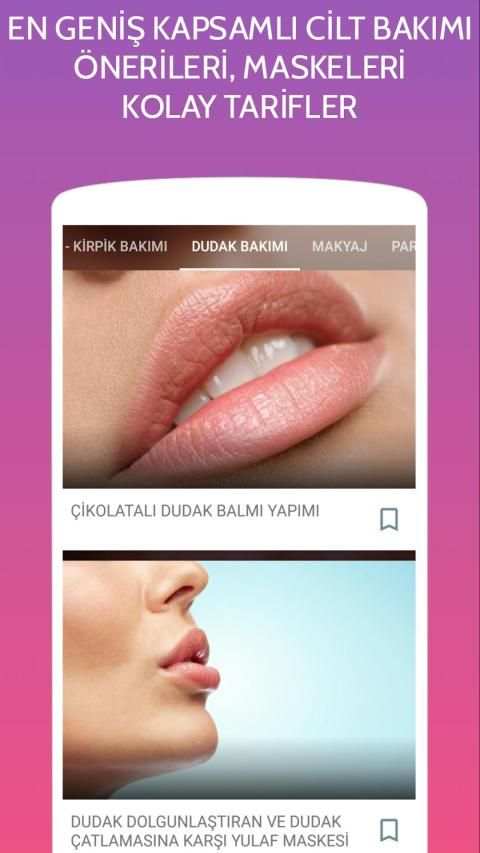Cilt Bakımı - Doğal Güzellik - Cilt Sağlığı -Diyet screenshot 14