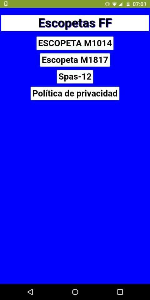 Configuraciónes De escopeta Lite screenshot 3