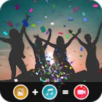 Friends Memory Photo Video Maker with Music