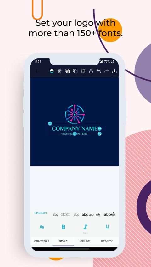 Logo maker 2020 3D logo designer, Logo Creator app स्क्रीनशॉट 2