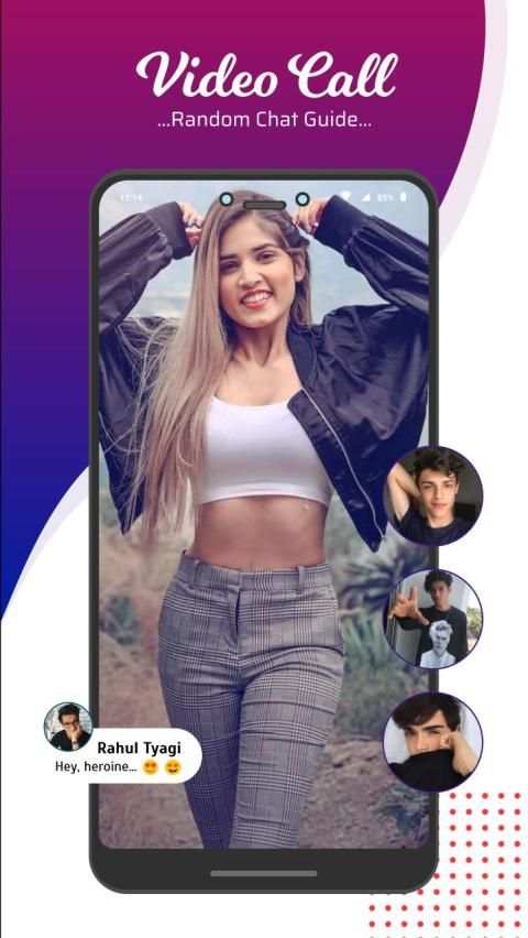 Live Video Call - Girls Random Video Chat स्क्रीनशॉट 1