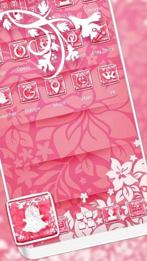 Soft Pink Launcher Themes screenshot 2