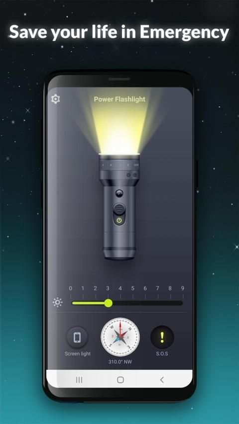 Flashlight - Torch LED Flash Light स्क्रीनशॉट 2