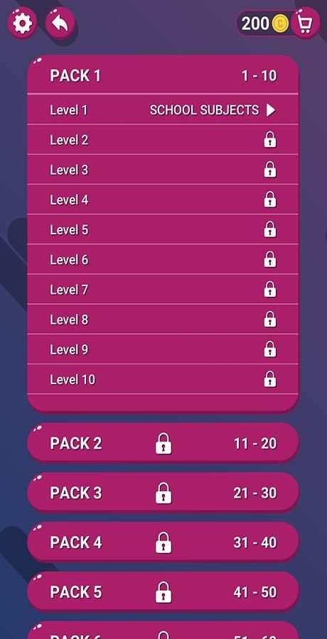 Word Puzzle cross word game screenshot 2