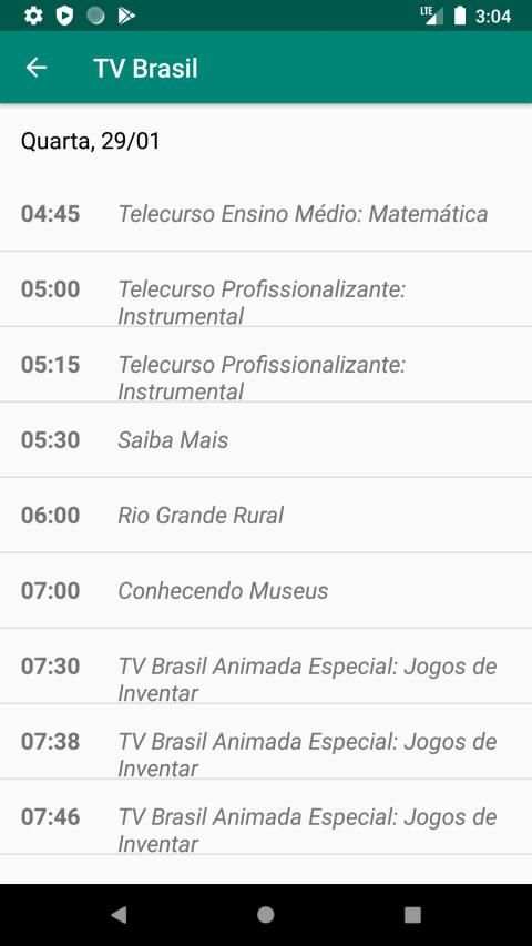 Tv Aberta 2.0 - Guia de Programação screenshot 1