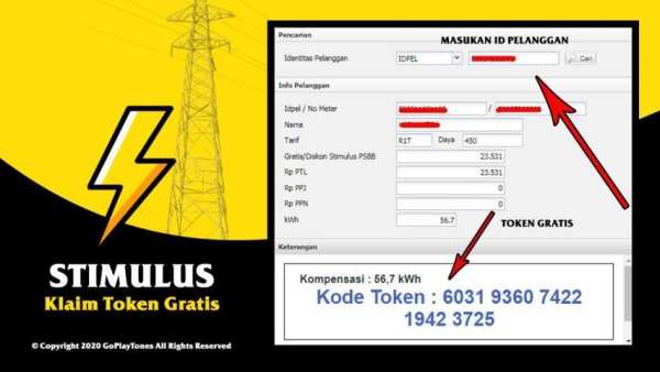 Cek Token Listrik Gratis PLN screenshot 1