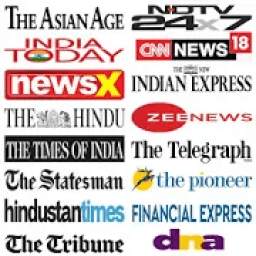 All Indian English Newspapers and News Tv channels